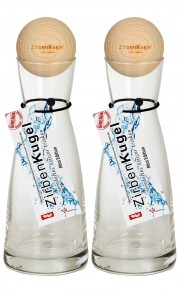 Wasserkaraffe 1/4 Liter, 2er Set 