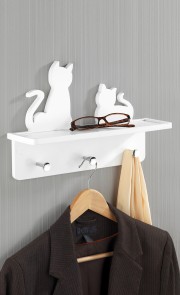 Wandgarderobe Katze