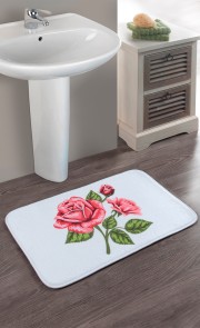 Badeteppich Rose