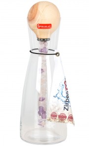 Wasserkaraffe mit Edelstein Stab 1 Liter