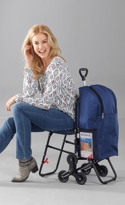 Einkaufstrolley mit Sitz