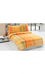 Seersucker-Bettwäsche Mandarin