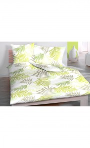 Satin-Bettwäsche Palms