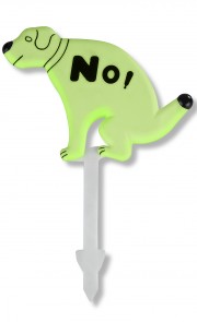 Hunde-Verbotsschild, nachtleuchtend