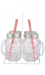 4 Outdoorbecher in Ständer