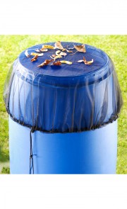 Regentonnen-Netz, schwarz