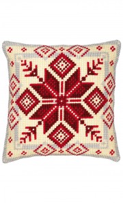 Coussin au point de croix