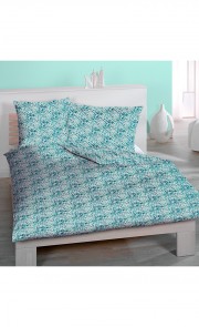 Seersucker-Bettwäsche Mille Fleures