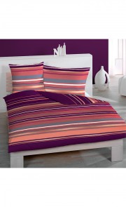 Satin Bettwäsche Streifen