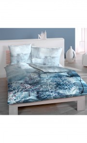 Satin-Wendebettwäsche Pia