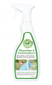 Glasreiniger und Insektensperre
