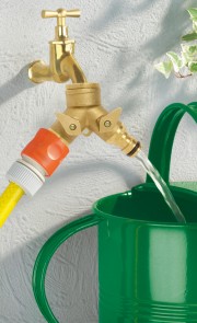 Wasserhahn Duo Messing