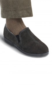 Herren-Lammfellhausschuh