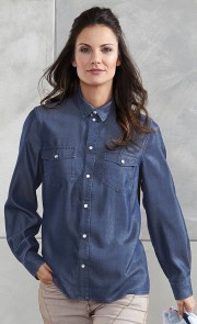 Jeansbluse