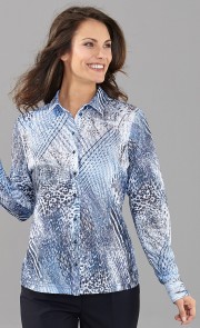 Jersey-Bluse