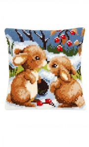 Coussin au point de croix