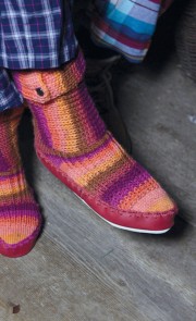 Ledersohlen für Hausschuhe