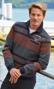 Polosweatshirt