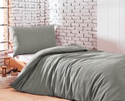 Satin-Seersucker-Bettwäsche