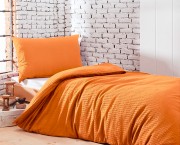 Satin-Seersucker-Bettwäsche