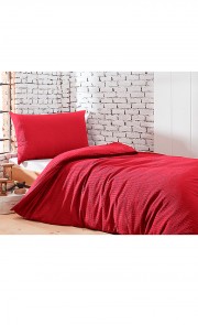 Satin-Seersucker-Bettwäsche