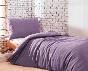 Satin-Seersucker-Bettwäsche