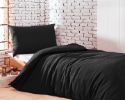 Satin-Seersucker-Bettwäsche