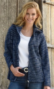 Softshelljacke mit Strick