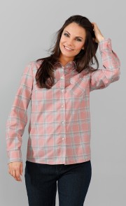 Flanellbluse