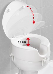 WC Sitzerhöhung mit Deckel