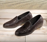 Slipper in Kroko-Optik